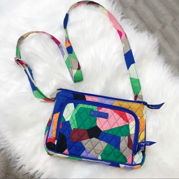 Vera Bradley Handbags - Vera Bradley hipster colorblock crossbody bag